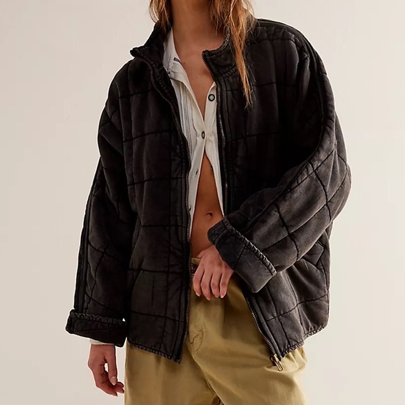 Free People Jackets & Blazers - free people Dolman Quilted Knit Jacket